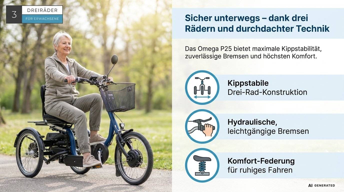 Dreiräder mit tiefem Einstieg: Komfort in München - Dreiräder mit tiefem Einstieg: Komfort in München