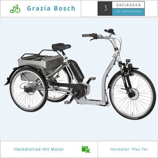 Grazia Bosch ¦ Elektrofahrrad Heck-Dreirad